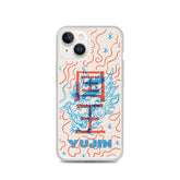 Japanese Dragon iPhone case featuring a detailed dragon design, made by Yūjin Clothing, showcasing vibrant artwork on a protective phone cover.