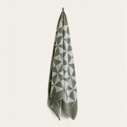 Italic Umbra Australian Cotton Bath Towel set in neutral tones, soft and plush for comfortable home bath linen.