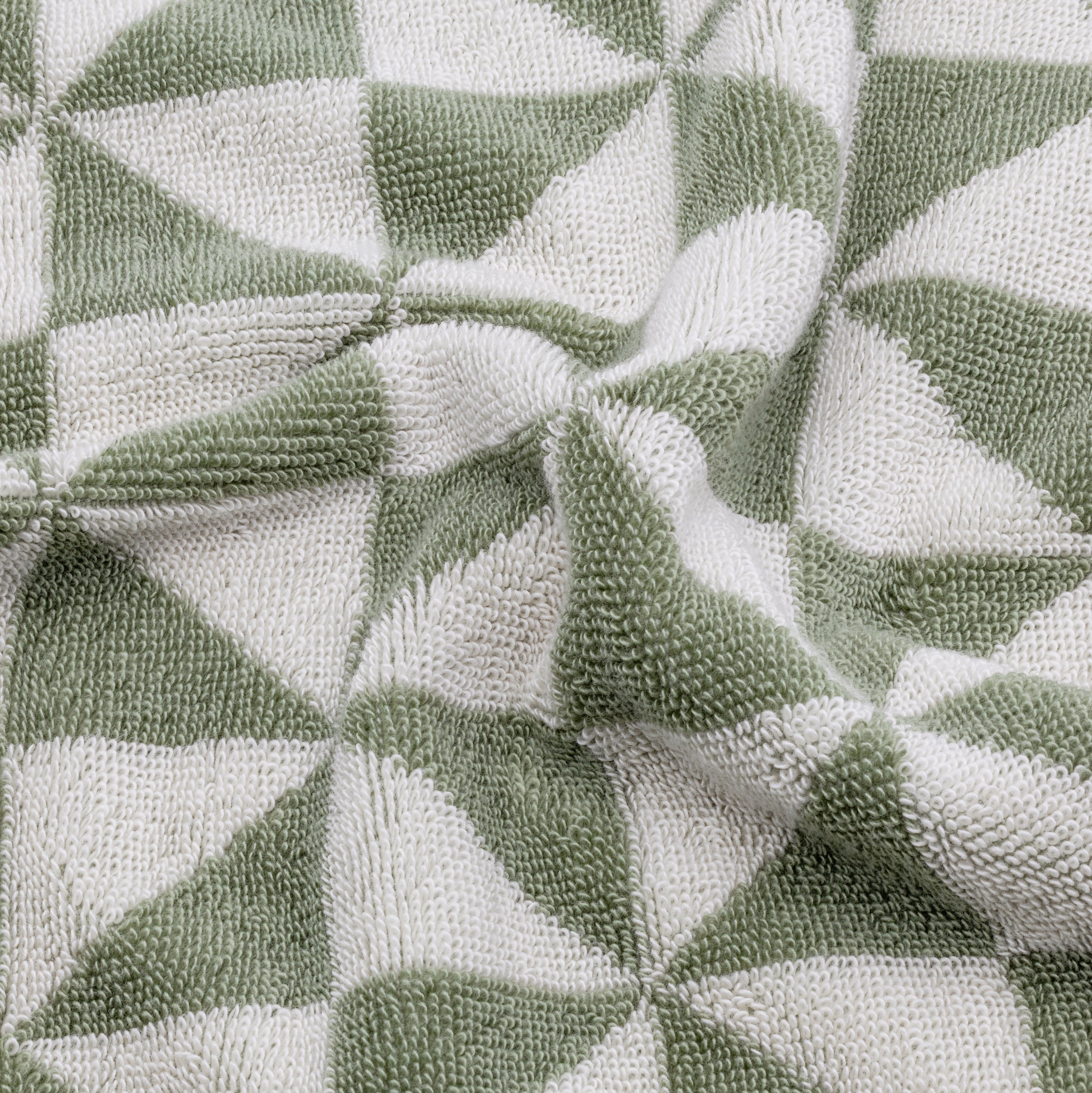 Swatch of Umbra Australian cotton bath towels by Italic showing soft, plush texture and neutral color for home bathroom use.