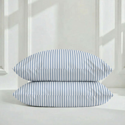 Elegant Luxe Australian Sateen pillowcase set by Italic, featuring smooth, shiny fabric for a luxurious bedroom look.