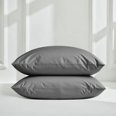 Italic Luxe Australian Sateen Pillowcase Set, soft and smooth bed pillowcases in a luxurious sateen finish, perfect for elegant bedroom decor.