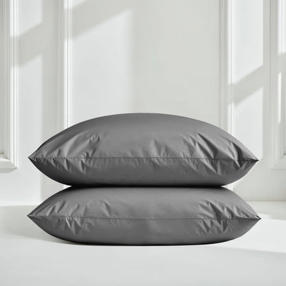 Italic Luxe Australian Sateen Pillowcase Set, soft and smooth bed pillowcases in a luxurious sateen finish, perfect for elegant bedroom decor.