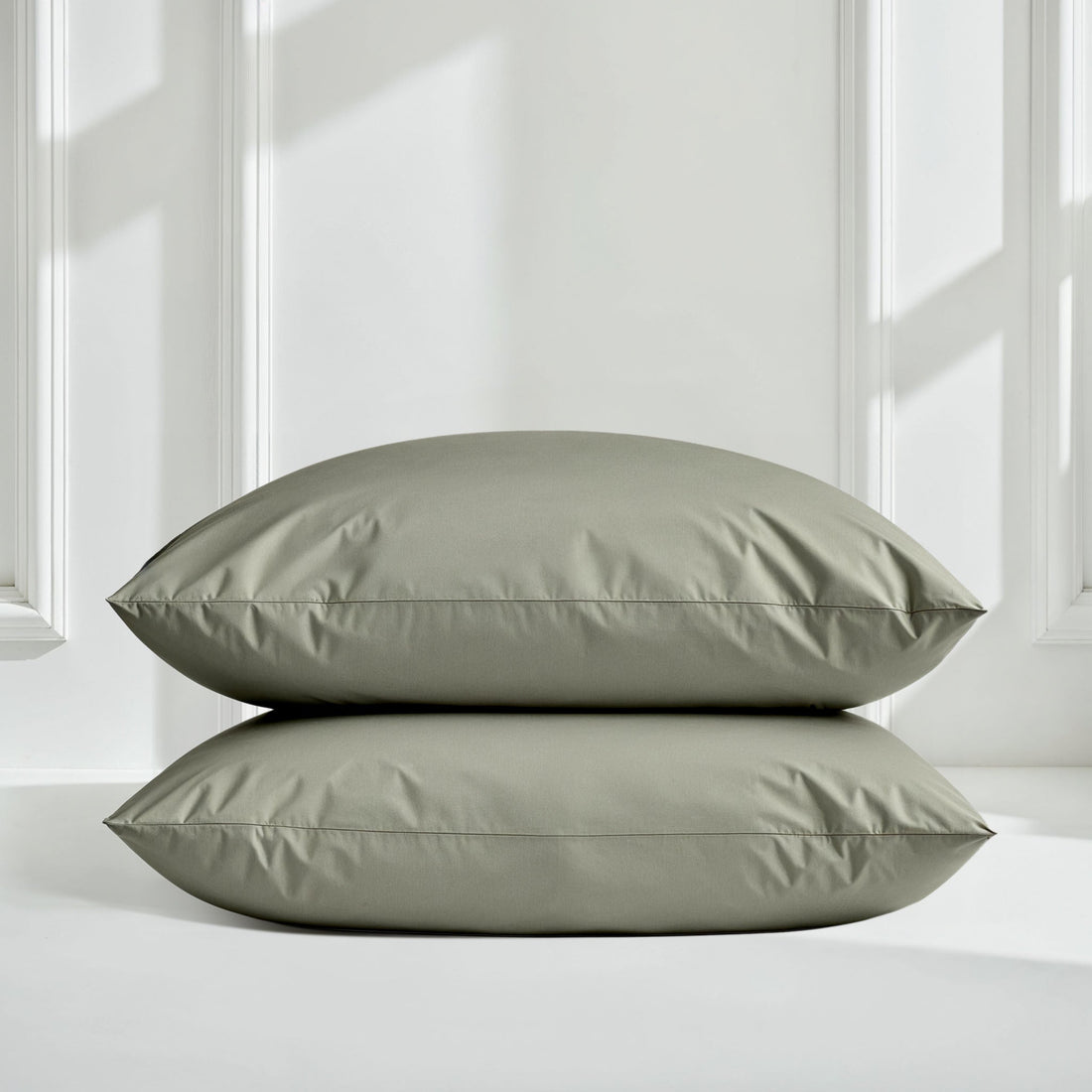 Italic Luxe Australian Sateen Pillowcase Set shown in soft, smooth satin fabric for a luxurious home bed bedding look.