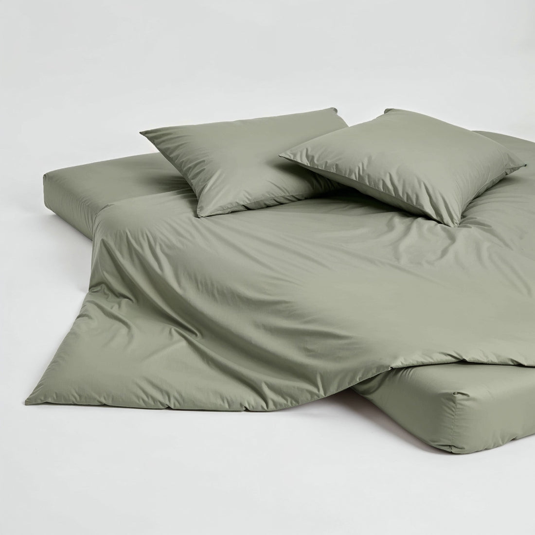 Elegant Luxe Australian Sateen Pillowcase Set by Italic, showcasing silky smooth, high-quality bed pillowcases in a cozy bedroom setting.