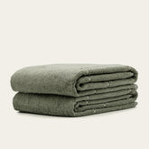 Soft Deia Australian cotton bath towel from Italic, showcasing plush texture and neutral color for luxurious home bathroom use.