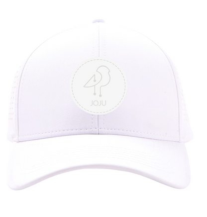 JOJU Performance UV Protective Sport Cap featuring a lightweight design and adjustable strap for outdoor activities.