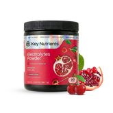 Key Nutrients Electrolyte Recovery Plus Powder in Lemonade flavor, sugar-free electrolyte powder for hydration, 90 servings.