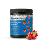 Key Nutrients Electrolyte Recovery Plus Powder in Lemonade flavor, sugar-free electrolyte powder for hydration, 90 servings.