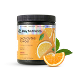 Key Nutrients Electrolyte Recovery Plus Powder in Lemonade flavor, sugar-free electrolyte powder for hydration and recovery.