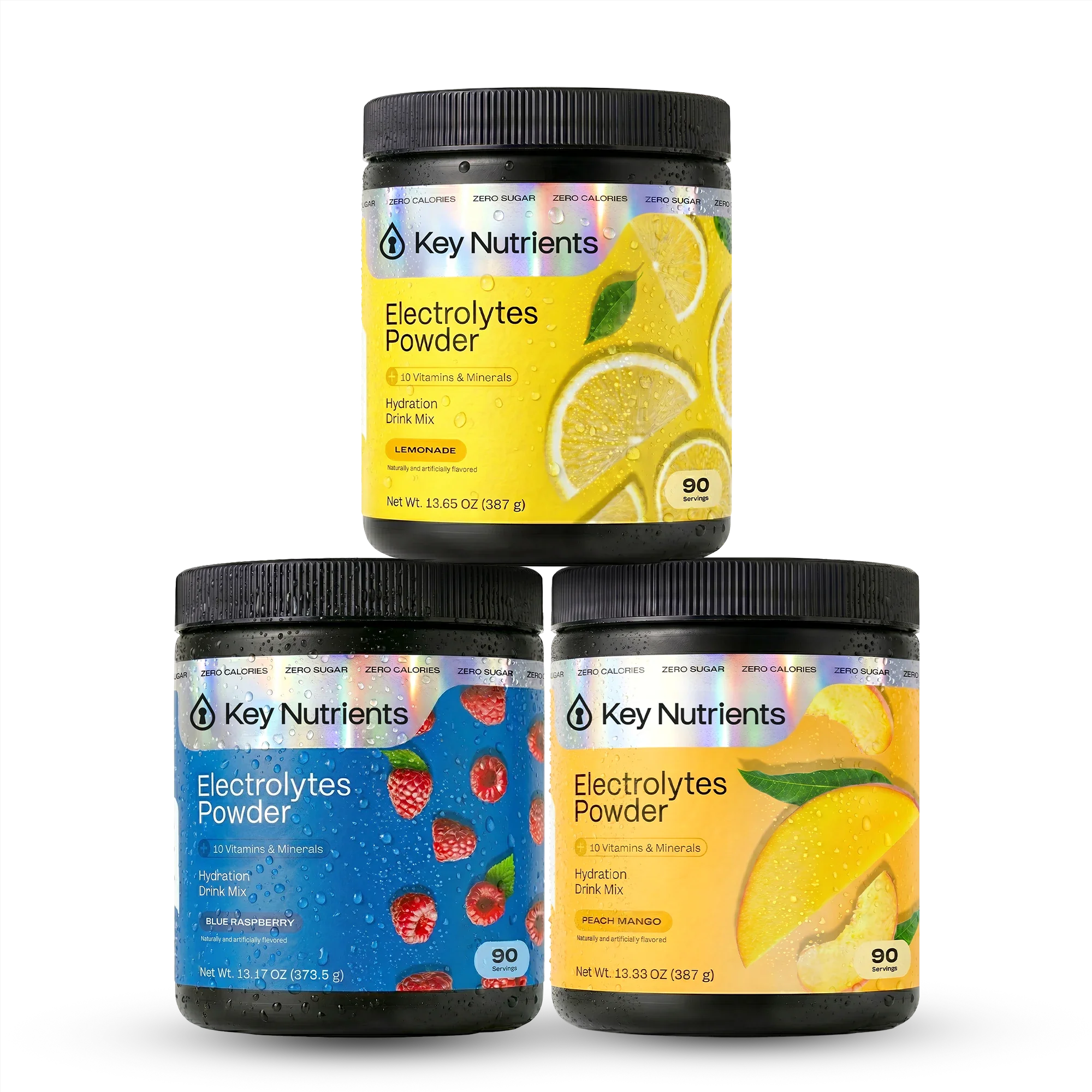Key Nutrients Electrolyte Recovery Plus Powder in a fan favorite flavor, sugar-free electrolyte supplement for hydration and recovery.