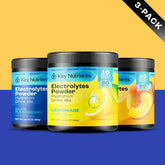 Key Nutrients Electrolyte Recovery Plus Powder in Lemonade flavor, sugar-free electrolyte powder for hydration, 90 servings.
