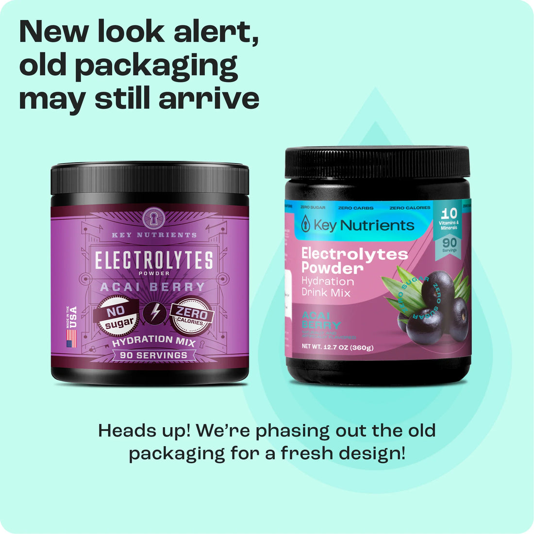 Key Nutrients Electrolyte Recovery Plus Powder in Lemonade flavor, sugar-free electrolyte supplement for hydration and replenishment.