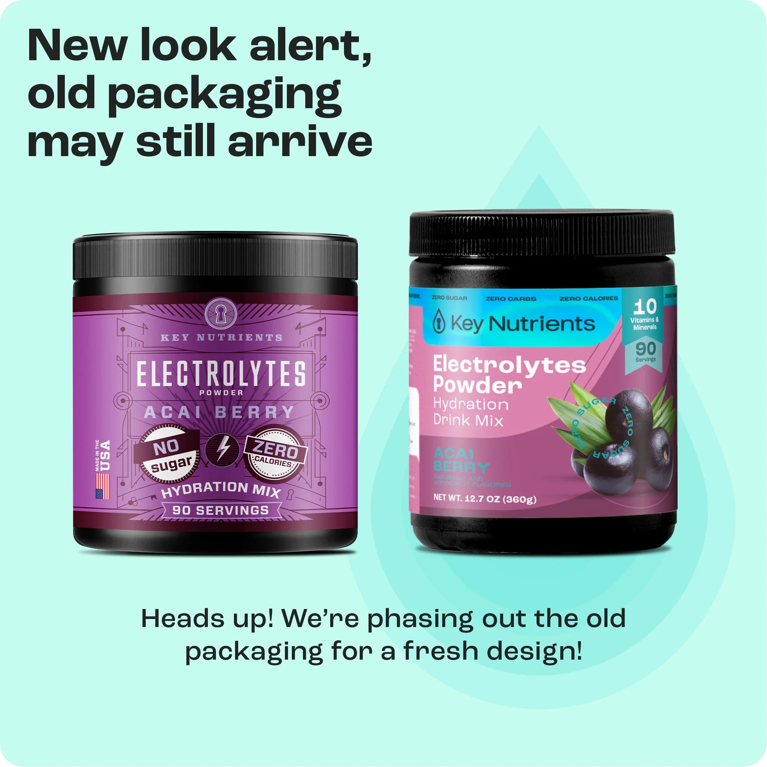 Key Nutrients Electrolyte Recovery Plus Powder in a sugar-free electrolyte powder container with label details visible.