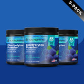 Key Nutrients Electrolyte Recovery Plus Powder in Lemonade flavor, sugar-free electrolyte supplement for hydration, 90 servings.