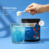 Key Nutrients Electrolyte Recovery Plus Powder in Lemonade flavor, sugar-free electrolyte powder for hydration and replenishment.