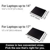 Shield Your Body SYB Laptop Pad in two sizes, designed for home and garden use, provides comfortable support for laptops.