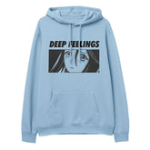 Yūjin Clothing Deep Feelings hoodie featuring a comfortable fit and stylish design, ideal for casual wear.