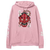 Yūjin Clothing Hannya Demon Mask hoodie featuring a detailed Japanese demon mask design on a comfortable hoodie.