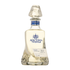 Clear glass bottle of Liquor Geeks Adictivo Tequila Plata with a silver cap, showcasing the smooth, transparent tequila inside.