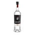 Clear bottle of Ghost Blanco Tequila by Liquor Geeks, showcasing its label and 750ml size on a plain background.