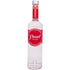 Bottle of Liquor Geeks Pearl Pomegranate Vodka 750ml with clear label and elegant design.