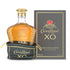 Crown Royal Canadian Whiskey XO bottle on a wooden surface, showcasing the Liquor Geeks branding and 750ml size.