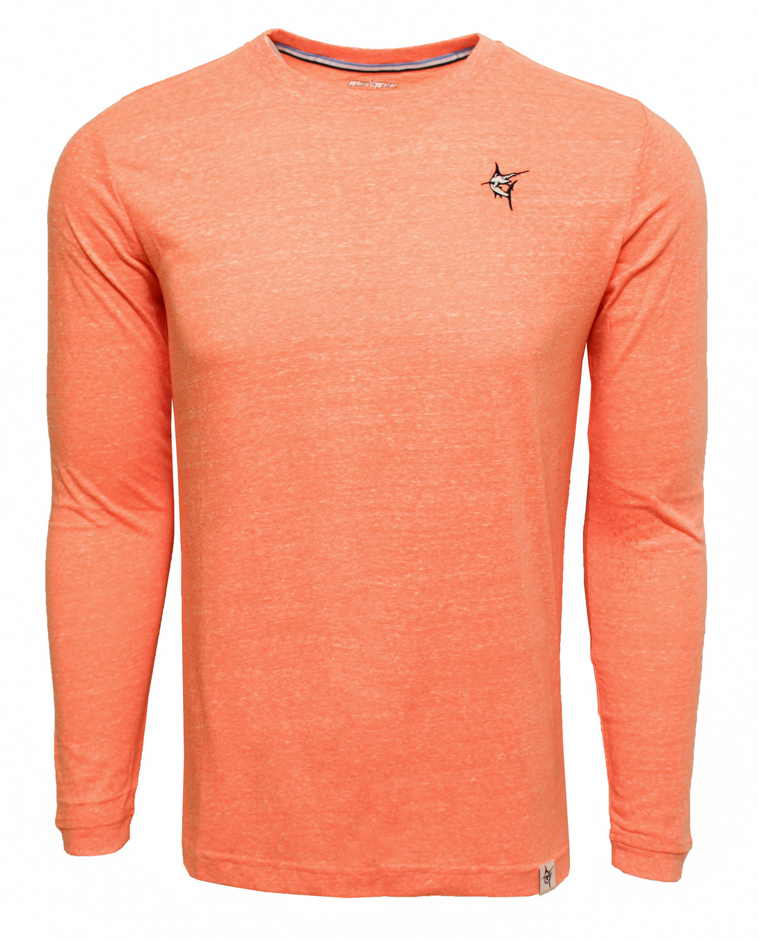White Water Life Oasis LS Tee with long sleeves, featuring a soft fabric and casual fit, displayed on a neutral background.
