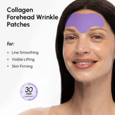 Maree Anti-Wrinkle Forehead Patches shown on a person&