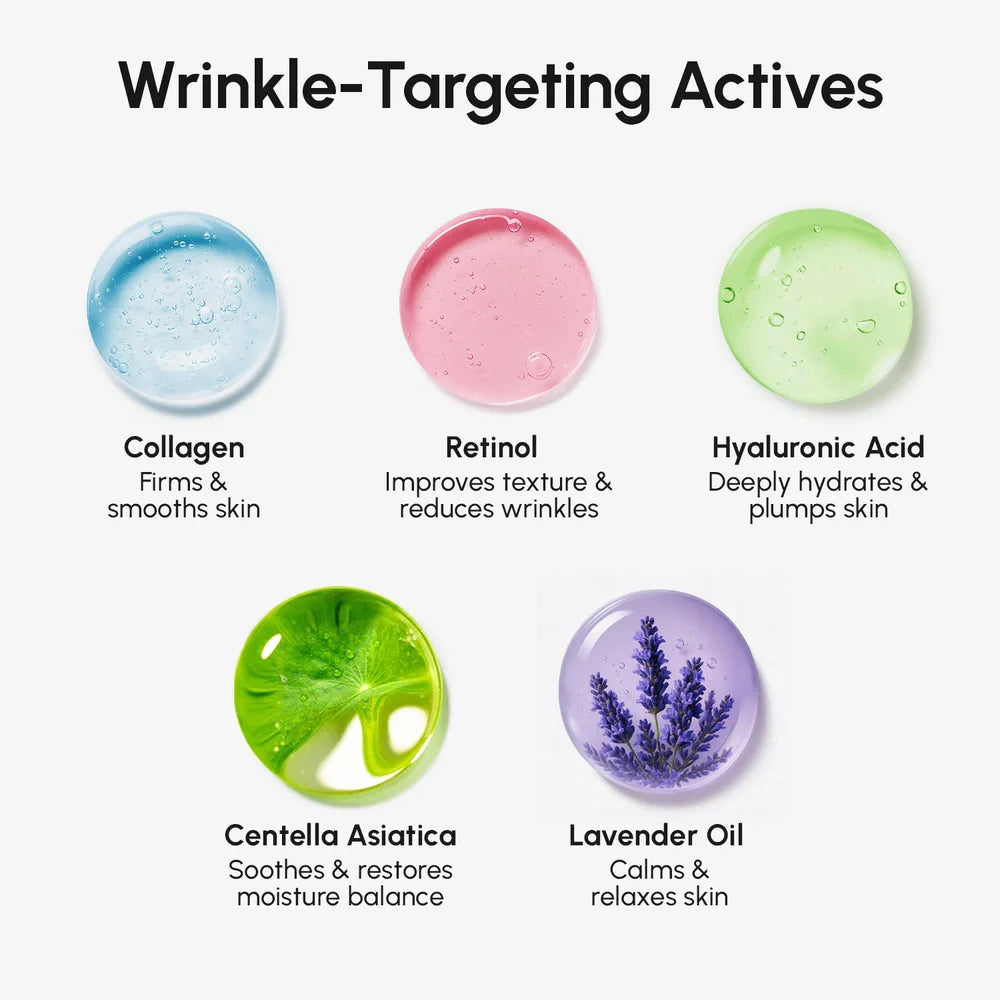Maree anti-wrinkle forehead patches applied to the forehead, designed to reduce wrinkles and smooth skin.