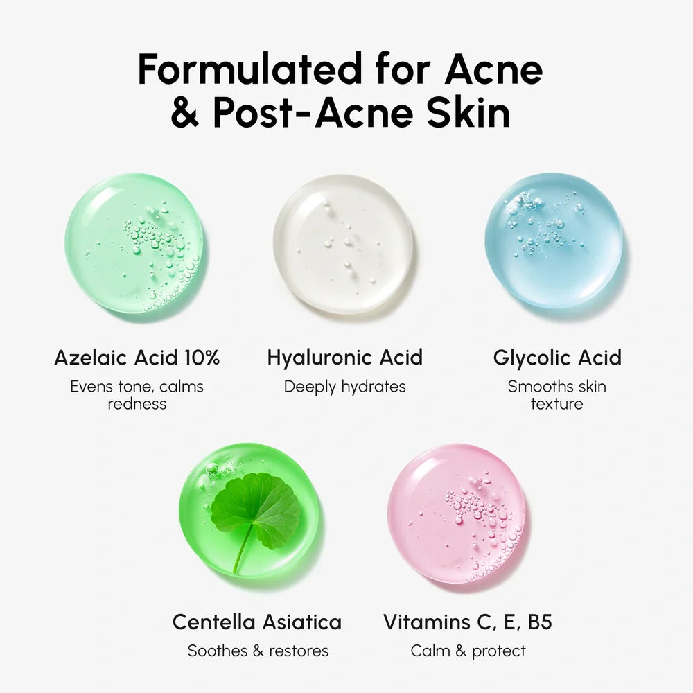 Maree Azelaic Acid Soothing Pads with cotton pads soaked in calming azelaic acid for gentle skincare.