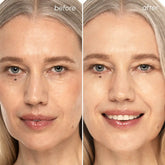 Maree Collagen and Retinol Toner Pads shown on skin, designed for skincare routine, with packaging in the background.