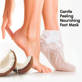 Maree exfoliating and hydrating foot mask in a white tube, designed to soften and renew dry, rough feet.