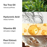 Maree Glycolic Acid Exfoliating Pads with natural ingredients, showing the textured pads in a clear container for gentle skin exfoliation.