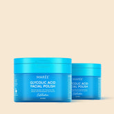 Maree Glycolic Acid Exfoliating Pads displayed in two variants, showing the textured pads and packaging for gentle facial exfoliation.