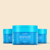 Maree Glycolic Acid Exfoliating Pads with textured surface for gentle facial exfoliation and skincare.