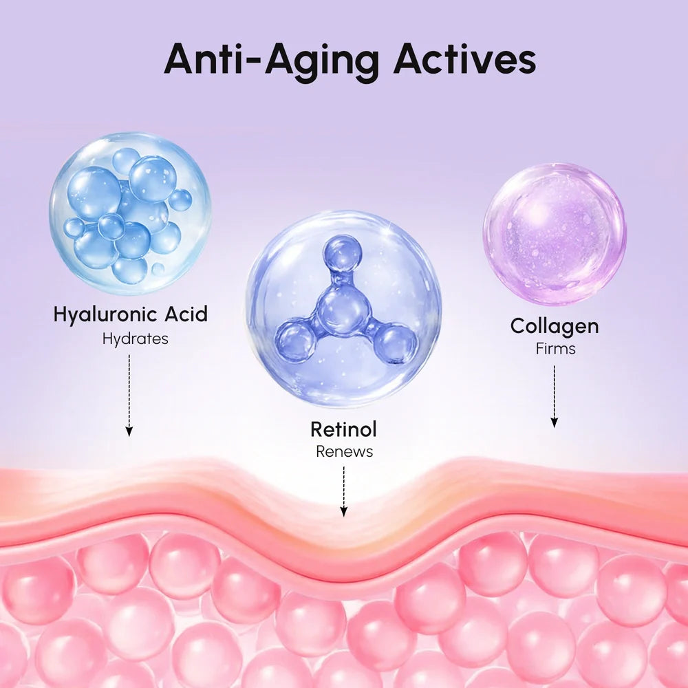 Maree Hyaluronic Acid V-line Lifting Mask shown on a model&