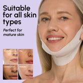 Maree Hyaluronic Acid V-line Lifting Mask showing a close-up of the mask with hydrating hyaluronic acid ingredients.