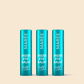 Maree Instant Eye Smoother Balm in a small jar, creamy skincare product designed to reduce puffiness and fine lines around the eyes.