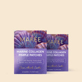 Colorful Maree Pimple & Acne Patches arranged on skin to reduce blemishes and redness, showcasing their discreet, skin-friendly design.