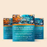Maree Turmeric Kojic Soap and Scrub bar with natural turmeric and kojic ingredients for skin brightening and exfoliation.