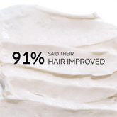 Close-up of Maree Keratin Hair Treatment bottle with biotin ingredients label, showcasing nourishing hair care product details.