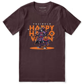 Yūjin Clothing Samurai Halloween T-Shirt with striking samurai artwork on black fabric, ideal for spooky season costumes and casual wear.