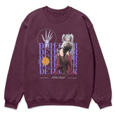 Yūjin Clothing Detector sweatshirt featuring a casual fit with a bold graphic design and comfortable fabric.