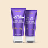 Purple Pro-Retinol Neck Lifting Cream Massager by Maree, showcasing the handheld device used for facial and neck skincare.