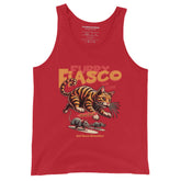 Furry Fiasco Cat Tank Top by Yūjin Clothing featuring a playful cat design on a soft, comfortable tank top for casual wear.
