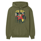 Yūjin Clothing Christmas Is Coming hoodie featuring festive holiday design and cozy fabric, perfect for winter wear.