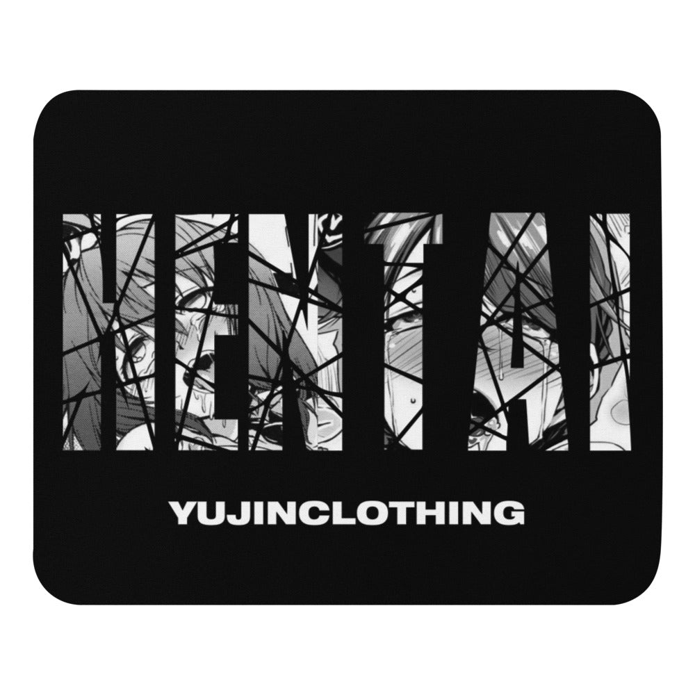 Yūjin Clothing hentai mouse pad featuring anime-inspired artwork with vibrant colors and detailed design for gaming and desktop use.