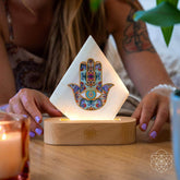 Conscious Items My Aura Spa mood lamp of rejuvenation, a calming night light with soothing colors and soft glow for relaxation.