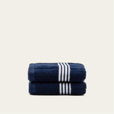Nautilus Australian cotton hand towel from Italic, soft and plush bath towel for home use, featuring white woven cotton fabric.
