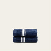 Nautilus Australian Cotton Bath Washcloth by Italic, soft and plush white towel for home bath use.